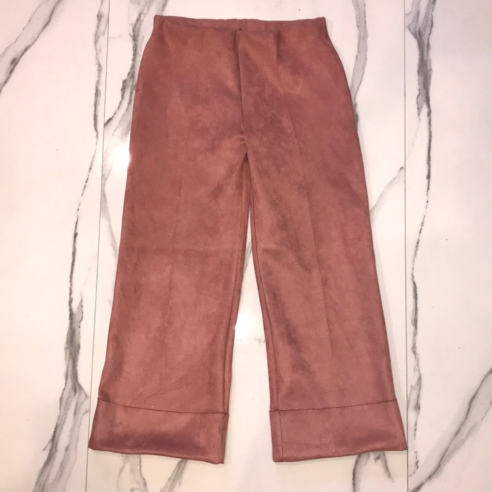 ZARA Cuffed Cropped Pants Size S
